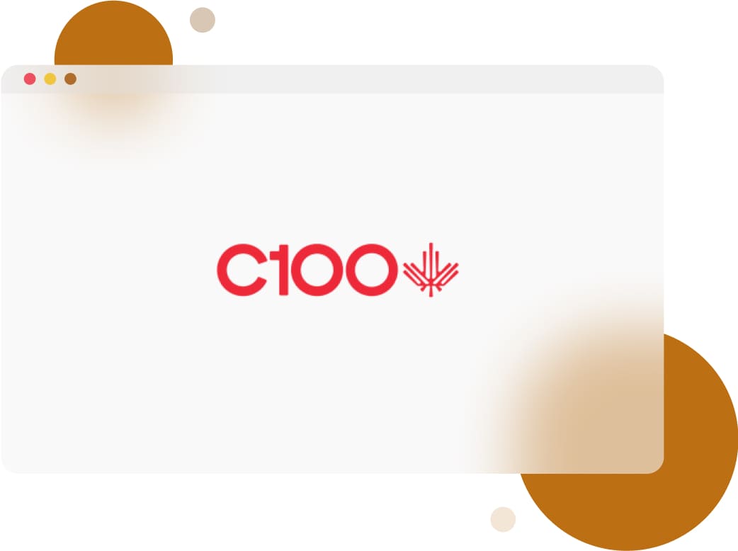 C100 logo